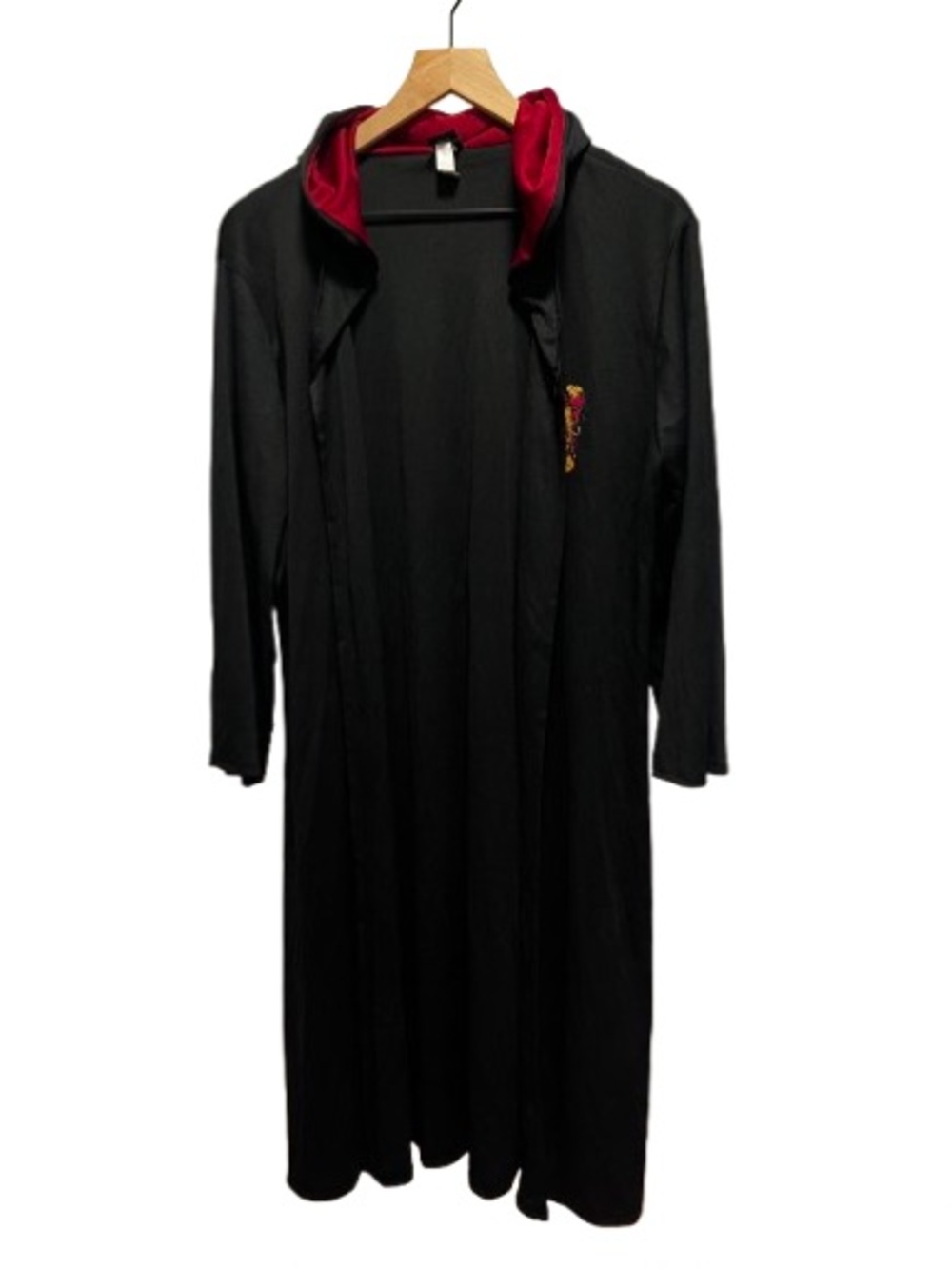 Harry Potter Black Robe with Red Hood Lining